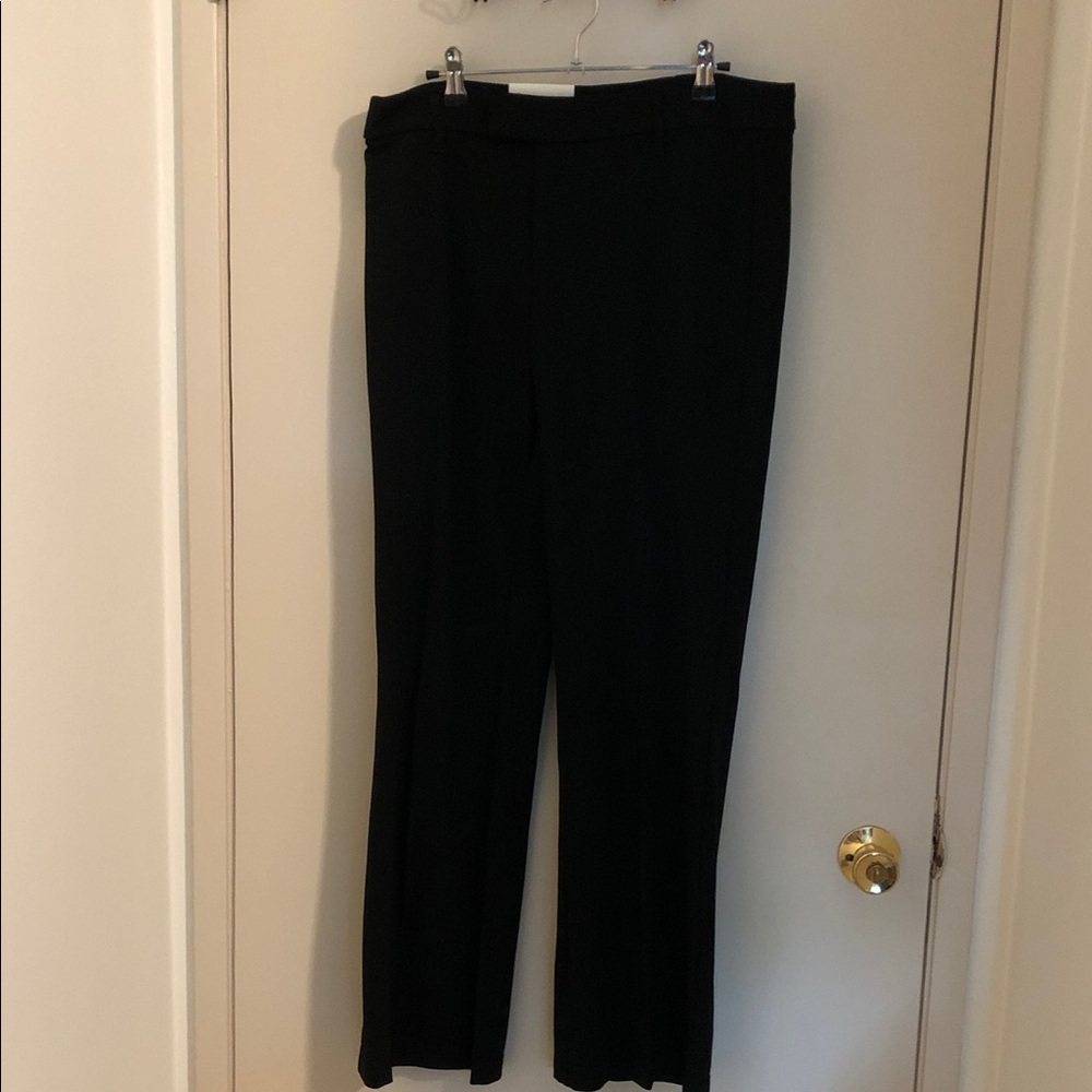 Classic Black Women's Dress Pants - Tailored Flare
